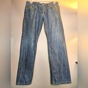 PARASUCO Mens Blue jeans | Size 36W x 34L | Nice patern, Good Shape | Pre-loved